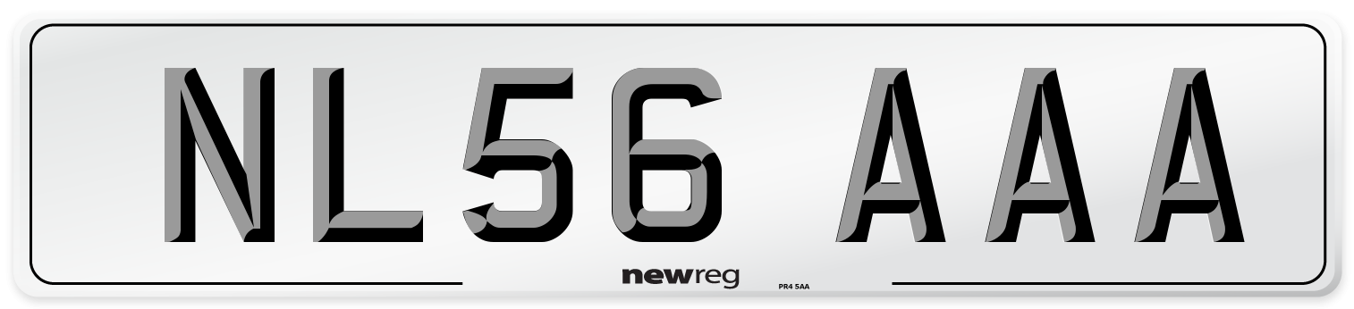 NL56 AAA Number Plate from New Reg